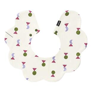 dooxy婴儿口水巾宝宝纯棉a类花瓣围兜围嘴脖新生儿防水吐奶夏薄款