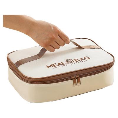 新款铝箔手拎饭兜扁平饭盒手提包