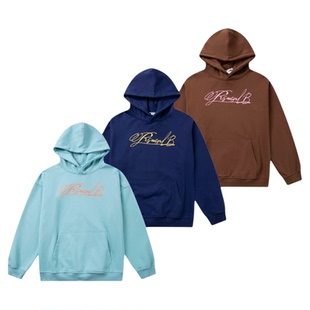 RsnenLB人生账单三色小花基础印花休闲简约连帽卫衣