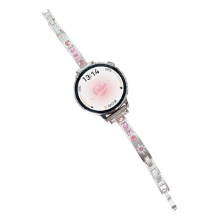 适用oppowatchx3mini表带创意新款watchx2mini金属表链高级watchs智能运动手表带夏天女生4pro时尚腕带3/se