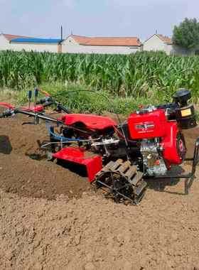 新款拍打式起垄机 高箱分体机大棚草莓开沟打垄机一次成型起垄机