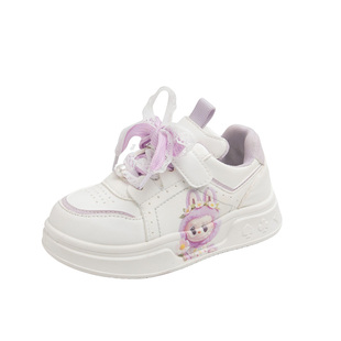 拉布布女童鞋子公主鞋2026新款春秋儿童软底轻便运动板鞋女孩百搭