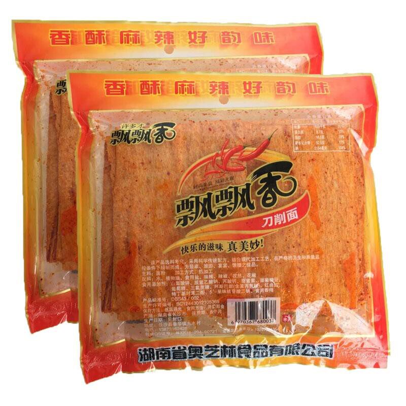 许多才鄉飘飘香辣片刀削面干辣片辣条麻辣片儿时味道网红校园零食