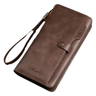 英皇保罗钱包男款真皮长款驾驶证卡夹复古油蜡卡包男士手拿包送礼