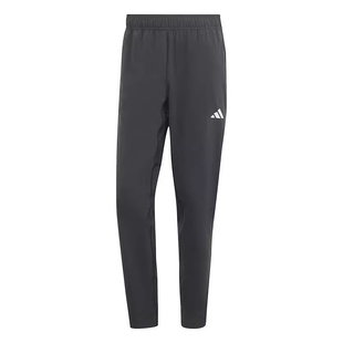 adidas阿迪达斯正品男款简约休闲宽松束脚日常通勤男士长裤IT5457