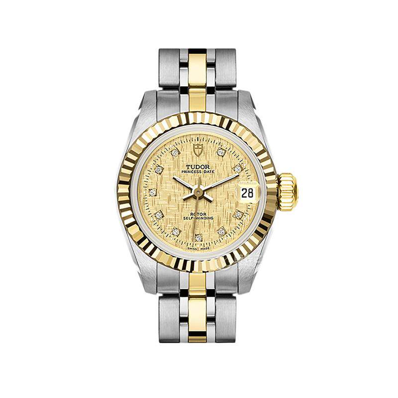 【自营】中古99新帝舵王子与公主18K黄金机械机械表女m92513-0010