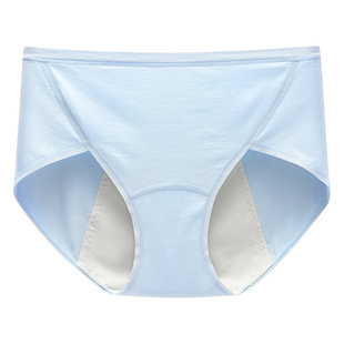 舒氧生理裤内裤女月经期防漏加长裆易清洗姨妈期抑菌纯棉三角裤