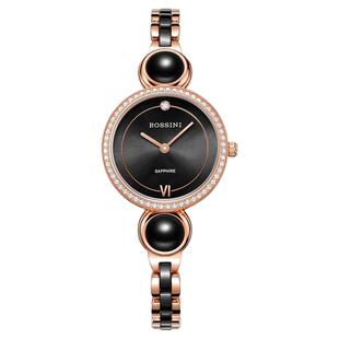 罗西尼典美系列女士手表正品时尚防水送礼石英女腕表518830