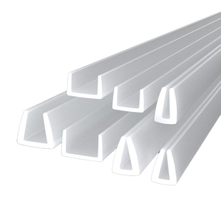 不锈钢铁皮铁片防割伤刀片防划伤铝扣板开孔玻璃包边U型耐热胶条