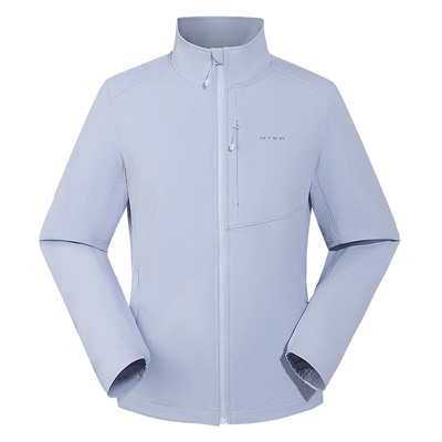 美特斯邦威户外软壳立领夹克