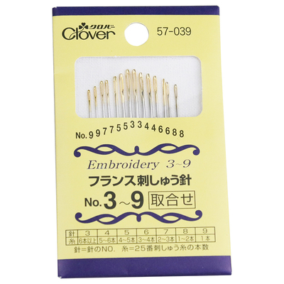 Clover法式刺绣针樋口愉美子刺绣