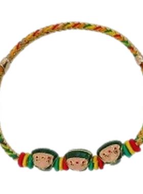 端午节五彩绳手链手工编织绳