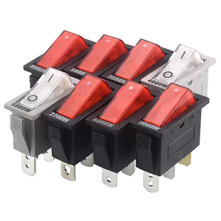 通用型电锅开关2200W大功率电热锅电炒锅多用锅船型按钮开关配件