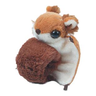 波普自然毛耳飞鼠毛绒玩具拍拍手环啪啪圈可爱节日礼物西双版纳