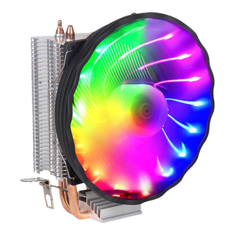 万家风W-X2电脑风扇适用于AMD/intel双热管12代台式静CPU散热器