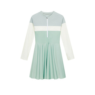 亲子装泳衣母女2025新款连体裙式女孩女童可爱公主沙滩温泉遮肉