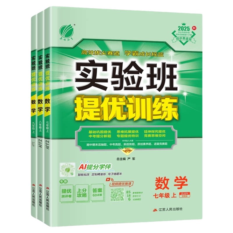 浙江专用!实验班提优训练七八九