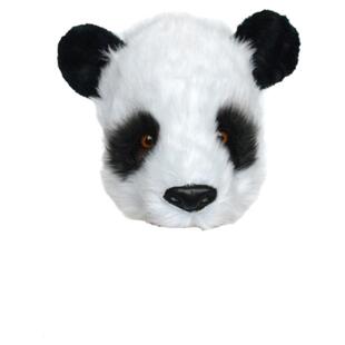 新款抖音拍摄网红道具毛绒动物半脸哈士奇 双色狐 白狐  老虎面具