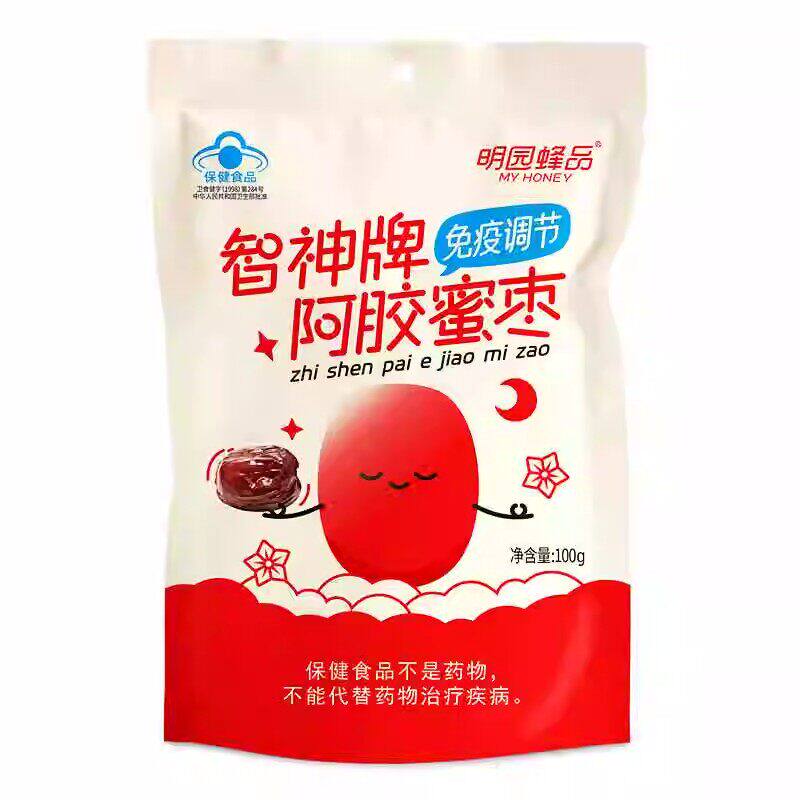 【100g到手7.9亓】明园峰品阿胶蜜枣