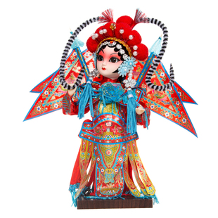 大号北京唐人坊绢人 娃娃娟人京剧人偶中国礼品送老外特色工艺品