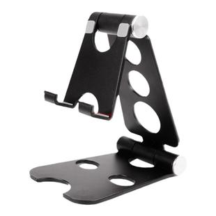 铝合金手机平板通用支架双折叠便携iPad桌面架子直播追剧懒人大号