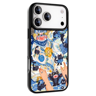 「瓦猫」东来也适用于苹果17promax手机壳磁吸防滑防摔iphone Air/16pro15plus/14pro/13/12新款卡通手机套