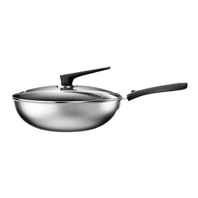荣事达316不锈钢炒锅家用不粘锅