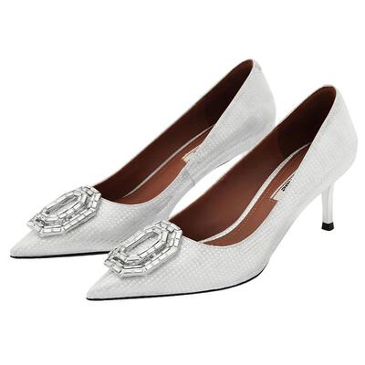 73hours法式钻扣高跟单鞋