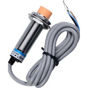 沪工PNP电感式接近开关三线24V二线LJ18A3金属感应传感器220v探头