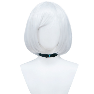 秀琴家 全员恶玉 杀人魔/殺人鬼cosplay假发 白色内扣蓬蓬丝假毛