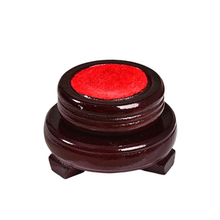 水晶球底座原实木双层旋转根雕树脂莲花带灯葫芦水晶底托球形摆件