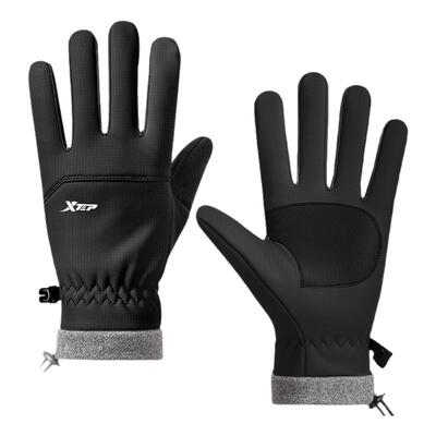 特步骑行手套保暖防水防风御寒