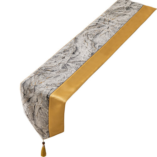 桌旗轻奢高级感长条桌布电视柜高端意式美式茶席茶旗床旗桌垫盖布