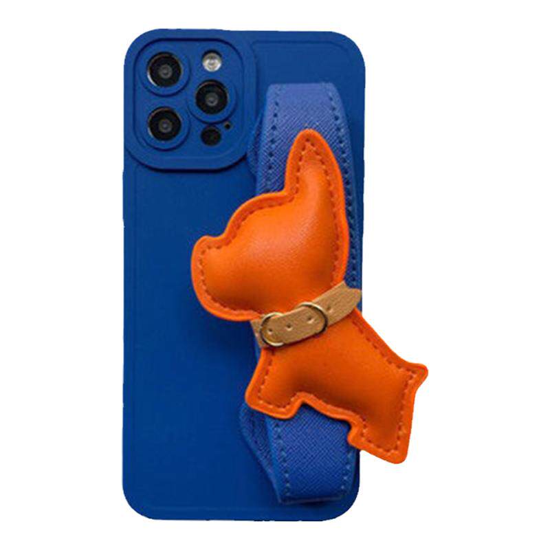 Air适用iPhone17手机壳16苹果15 14 Plus斗牛犬手腕带13 12 11 ProMax撞色XR情侣7P支