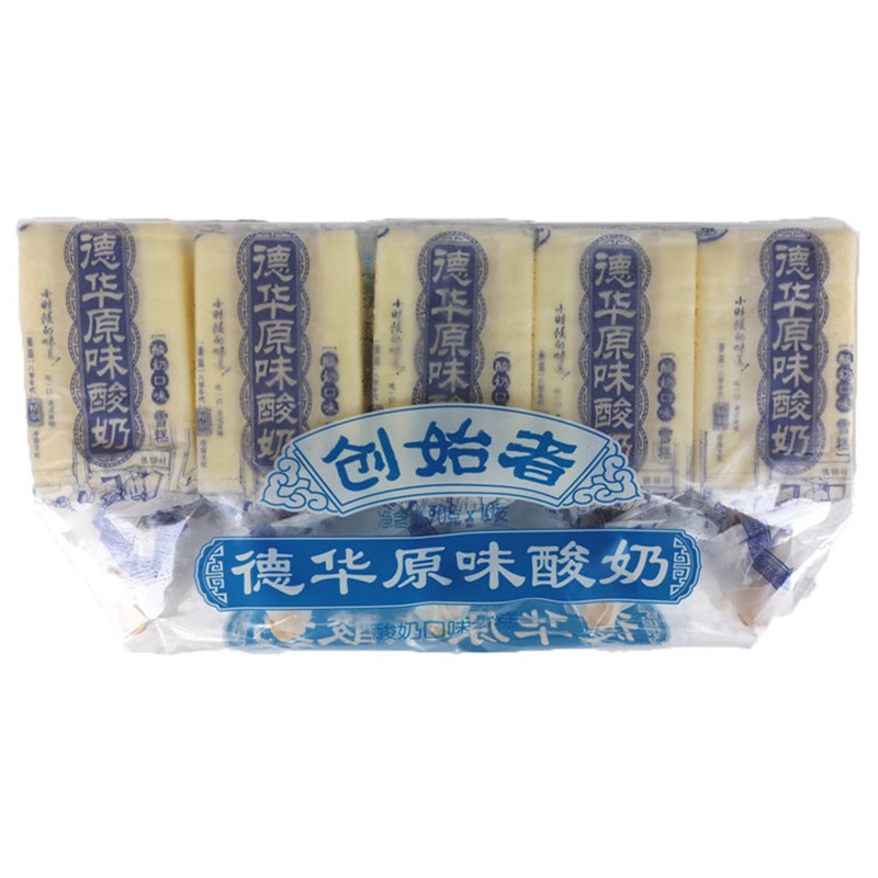 德华手包红豆绿豆雪糕冰棒原味奶酸奶冰棍冰激凌70g*10支