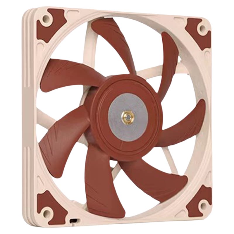 NOCTUA 猫头鹰 NF-A12x15 A12x25 PWM温控12CM机箱散热风扇超薄扇
