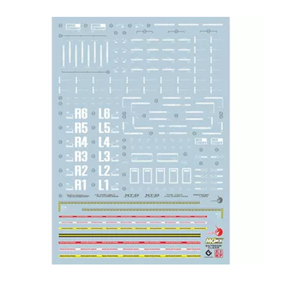 MGEX-1高达模型水贴EVO独角兽