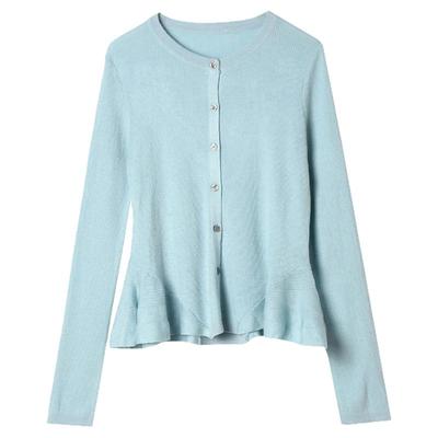 纯色上衣舒适开衫毛衣
