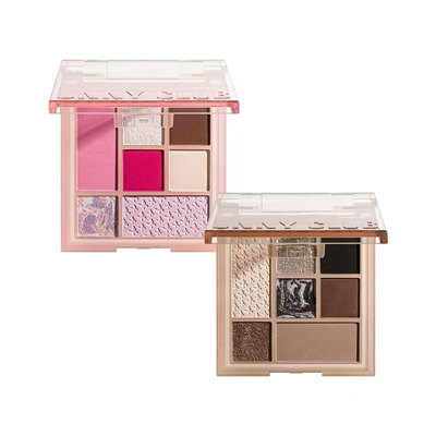 UNNY官方正品7色眼影盘高光修容