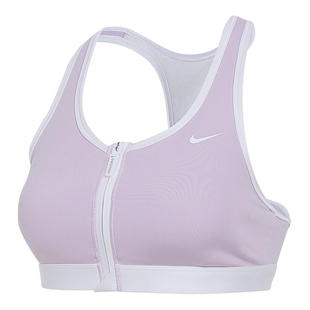 nike耐克女子运动内衣前拉链跑步健身训练BRA支撑胸衣IF0615-580