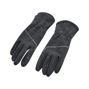 男士抓绒手套薄款2026秋冬季新款骑行开车防滑加绒防寒保暖可触屏