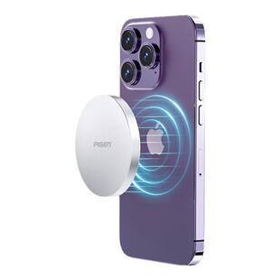 品胜无线充电器适用苹果17promax手机MagSafe磁吸15W快充底座磁吸充电器桌面充电板iPhone17air/16/15/14/13