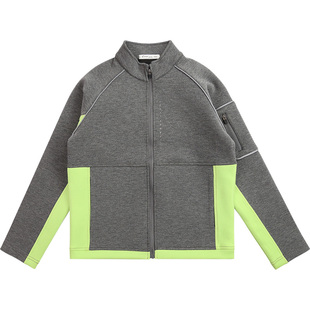 Cunyi纯一良品男童外套2025秋季立领撞色运动上衣轻暖百搭舒适