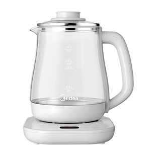 美的养生壶小型办公室家用烧茶壶电热煮茶一体机炖煮多功能烧水壶