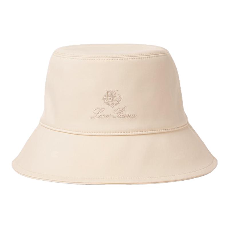 LoroPiana/诺悠翩雅女士渔夫帽 米色风弹面料防风防水2026夏新款