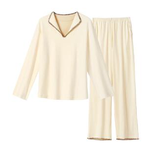 【刘雯同款】ubras奶酪绒睡衣女款软绵绵家居服男本命年红色秋冬