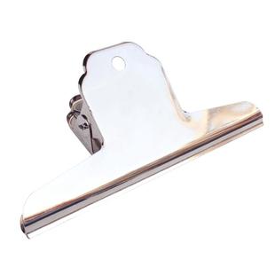 多索多西 不锈钢夹子山形铁票夹大号14.5厘米文件报夹办公用品画板票据夹文具夹子强力固定画纸学生试卷