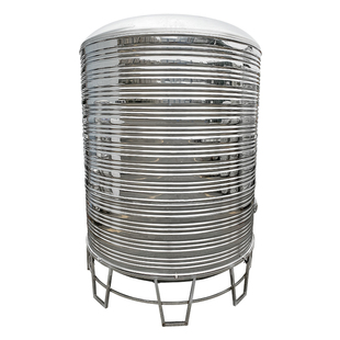 不锈钢水塔304加厚水箱圆形大容量储水罐蓄水桶屋顶太阳能存水池