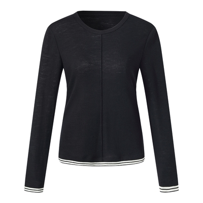 歌莉娅秋季羊毛针织衫假两件上衣