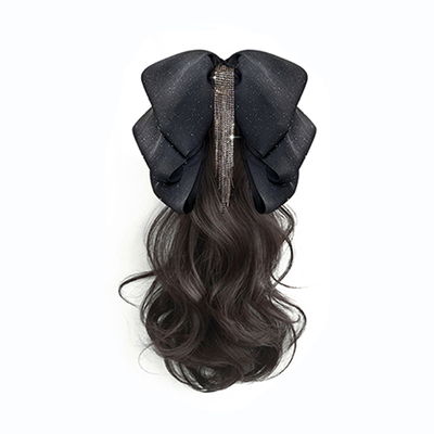 lsn洛丝娜蝴蝶结卷马尾女神款